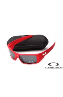 FAKE OAKLEY GASCAN SUNGLASSES RED FRAME GREY LENS OUTLET CLEARANCE
