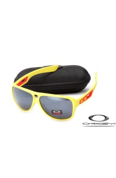 CHEAP OAKLEY DISPATCH II SUNGLASSES YELLOW RED FRAME GREY LENS