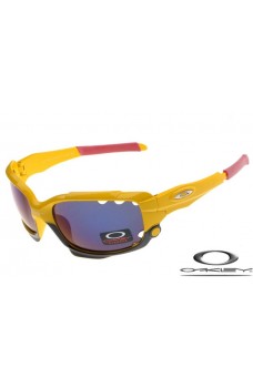 CHEAP REPLICE OAKLEYS RED YELLOW FRAME PURPLE LENS FOR SALE 