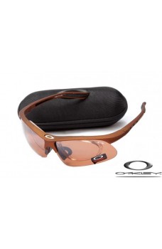 FAKE OAKLEY DOUBLE LENS CHOCOLATE FRAME BROWN LENS FOR SALE 